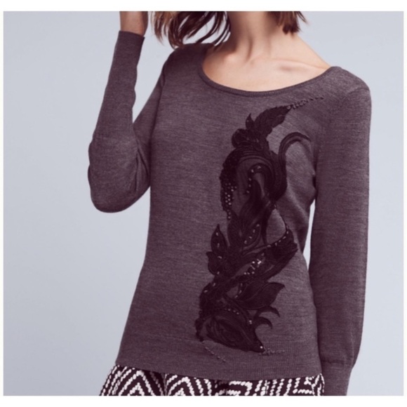 Anthropologie Angel of the North Torie Tie Back Sweater - Large - Picture 13 of 13